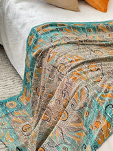 Load image into Gallery viewer, Vintage Sari Sequins Kantha
